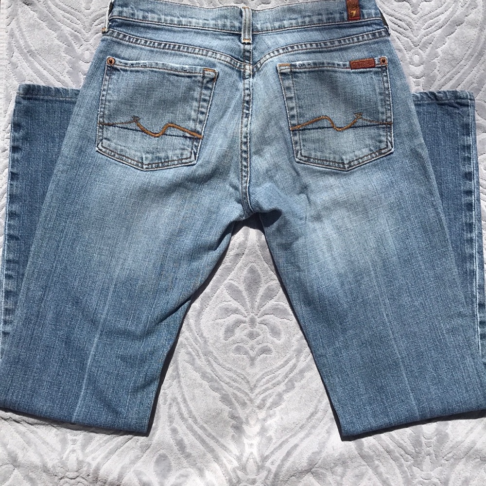 7 for all mankind bootcut Jeans. By Jerome Dahan.